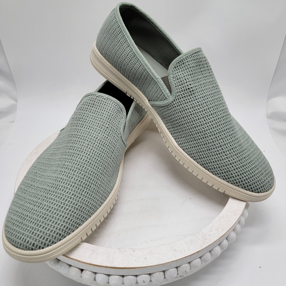 Aldo Ccoastbreeze Lt Green Espadrille Men's Slip-On Loafers Pillow Sz 11 NWOB